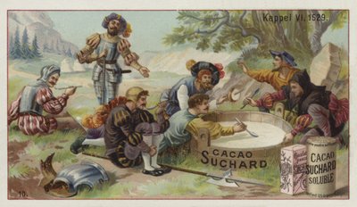 1529年6月、スイスのカッペルにあるミルシュッペ（ミルクスープ）の共有 作： European School